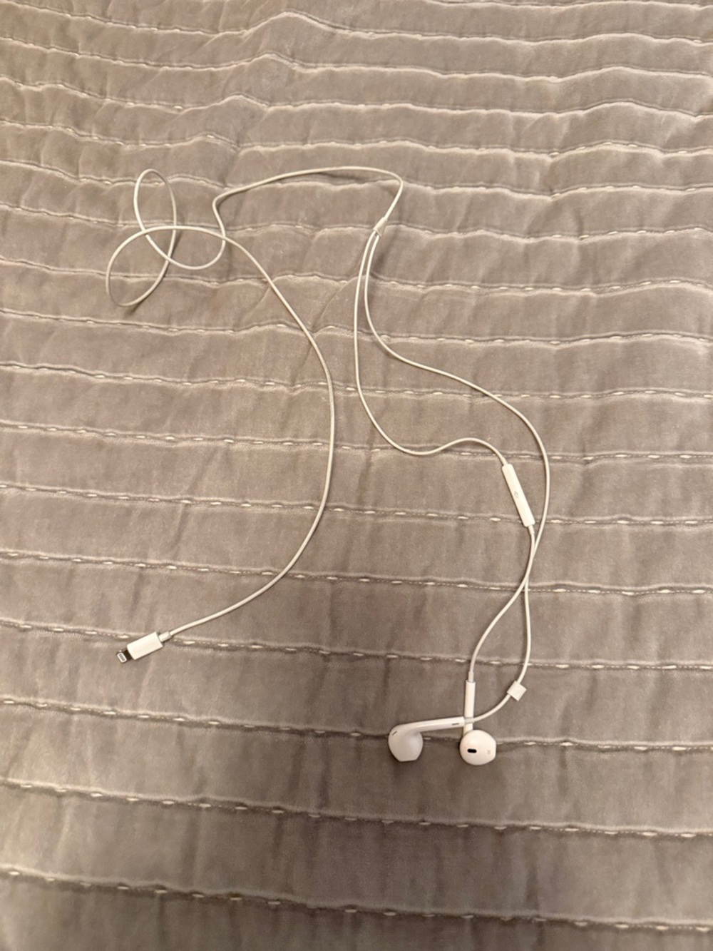 Apple Wired Earbuds with Inline Mic non usb C pre owned, cleaned!